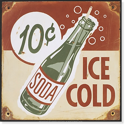 Ice cold soda