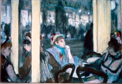 Edgar Degas / Women in Front of a Cafe, Evening