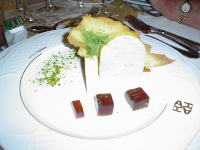 foie Gras with crispy green pistachio and Liquorice
